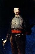 Ludwik de Laveaux Self-portrait with a palette Germany oil painting artist